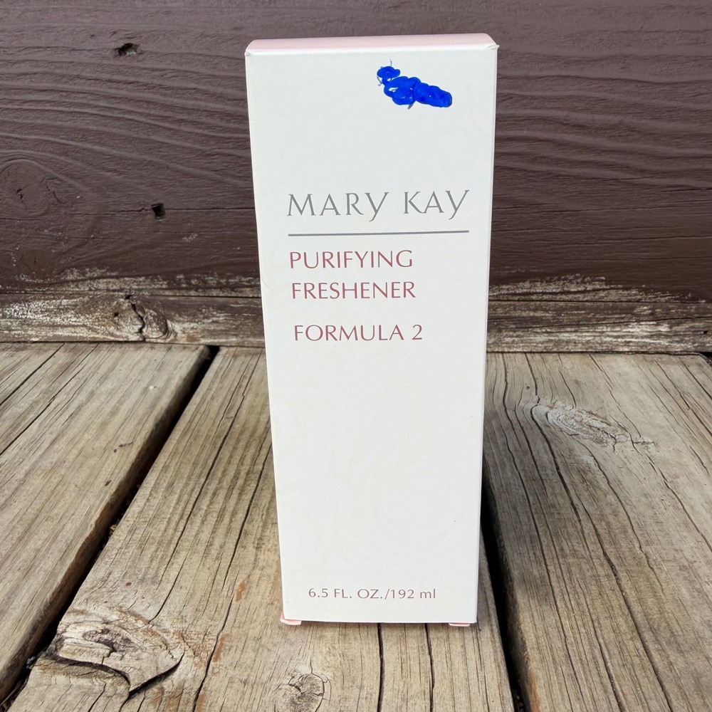Mary Kay Purifying Freshener Formula 2 Women 6.5 oz Blue Toner NIB Discontinued - Picture 2 of 4